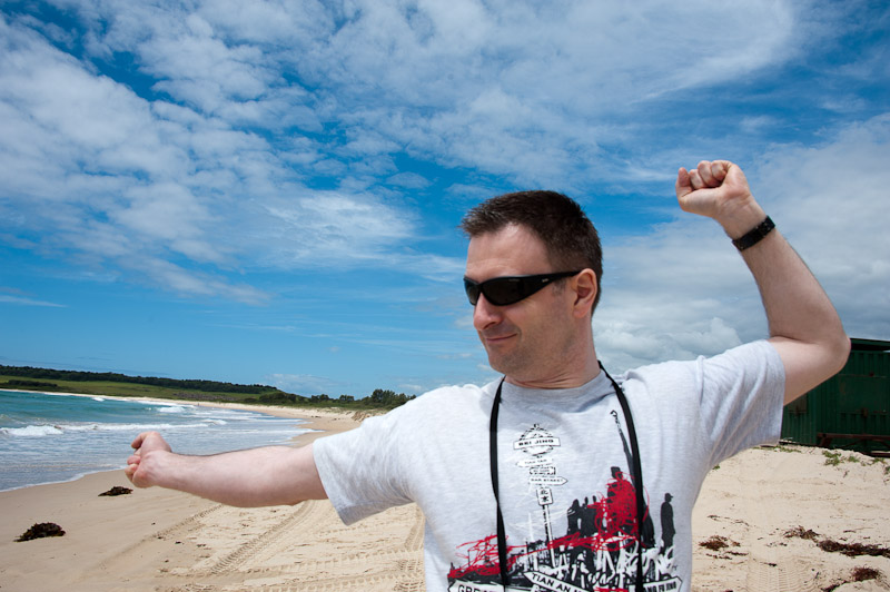 DSC_8127.jpg - A little strech after concentrated left hand driving ...