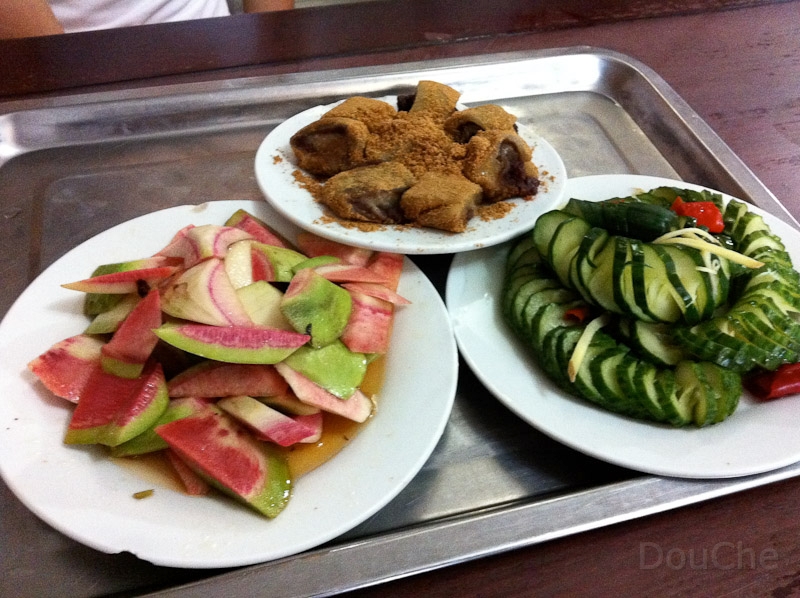 IMG_0963.jpg - Raddisch, sweat sticky rice and cumcumber