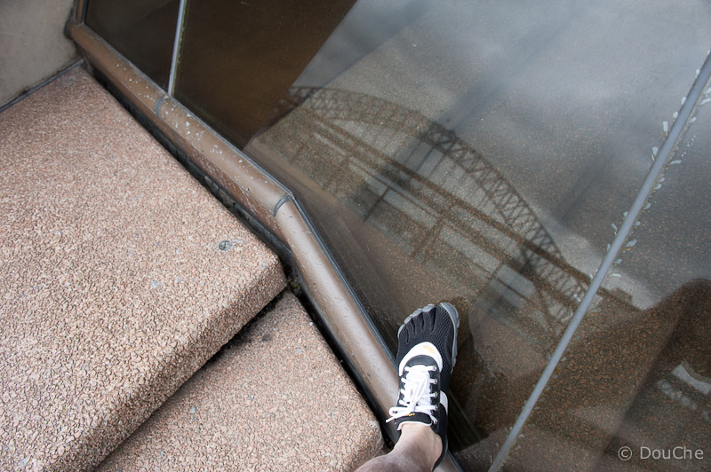Harbour Bridge reflected in Opera House