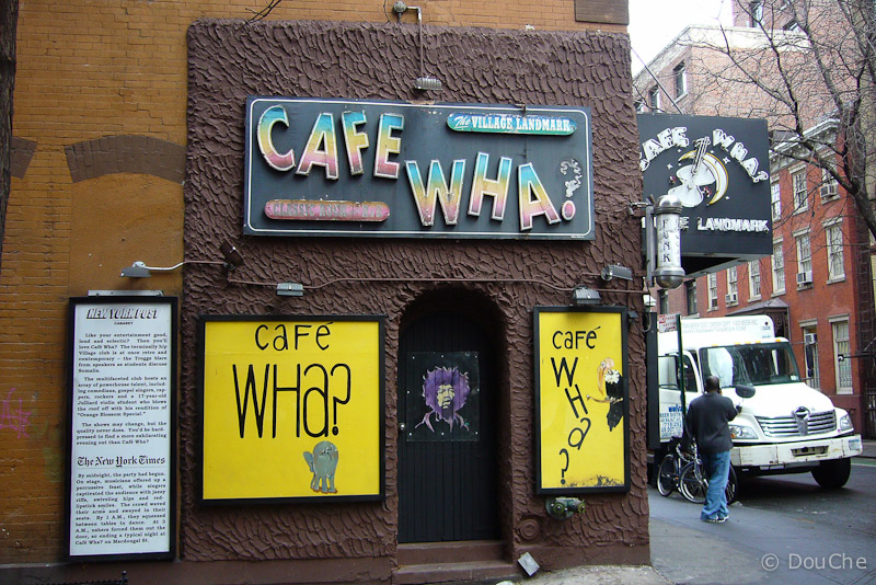 The famous cafe Wha?